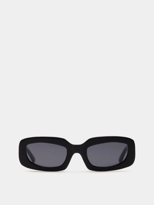 Black rectangle sunglasses