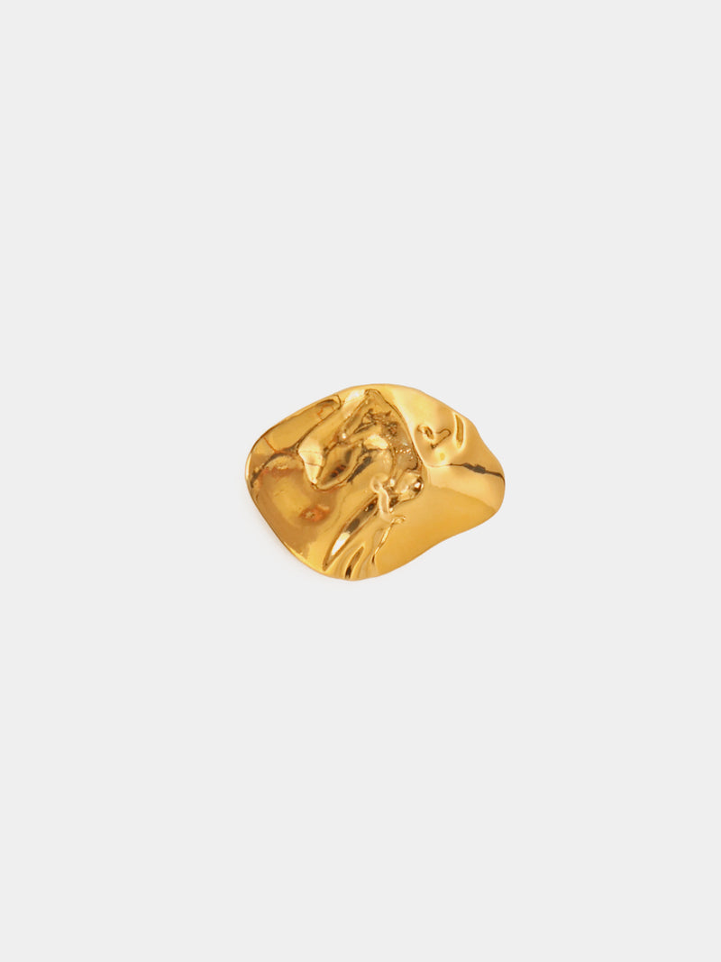 Oval Clip Gold