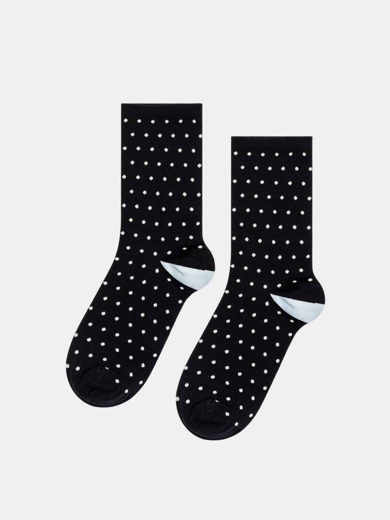 Tiny Dot Sporty Crew Noir