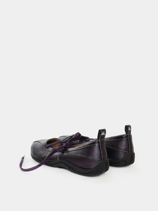 Zava Purple Metallic Ballerina