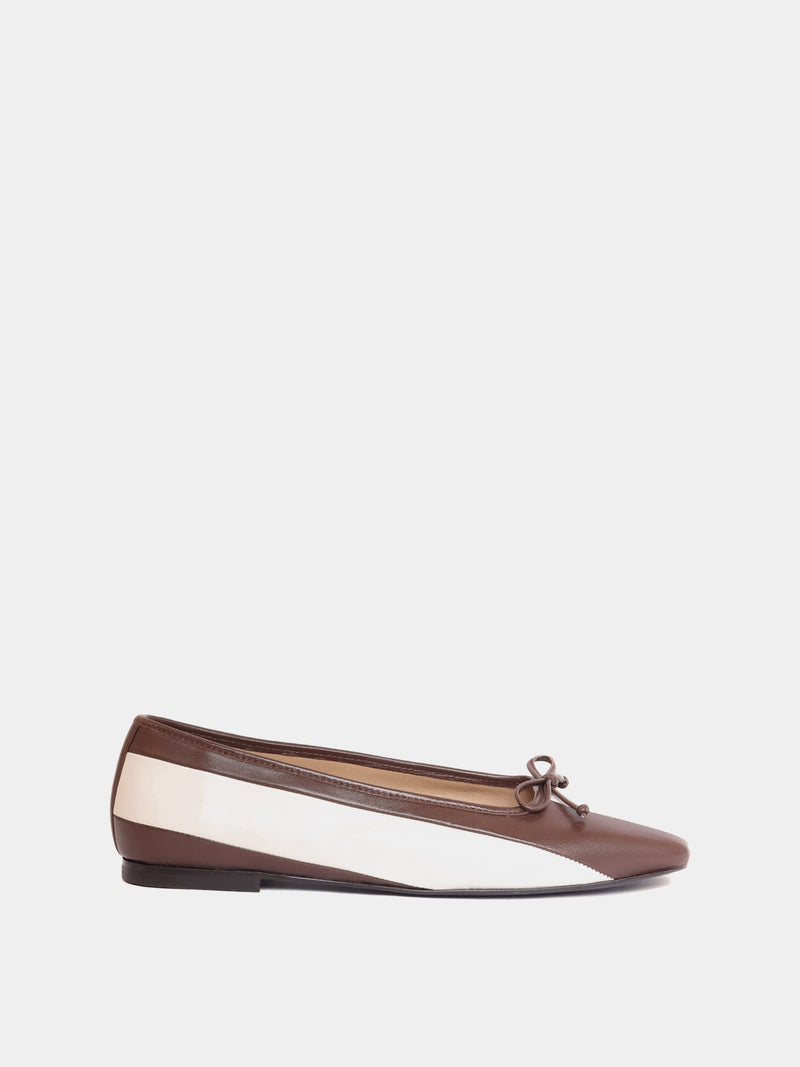 elche brown ballerina