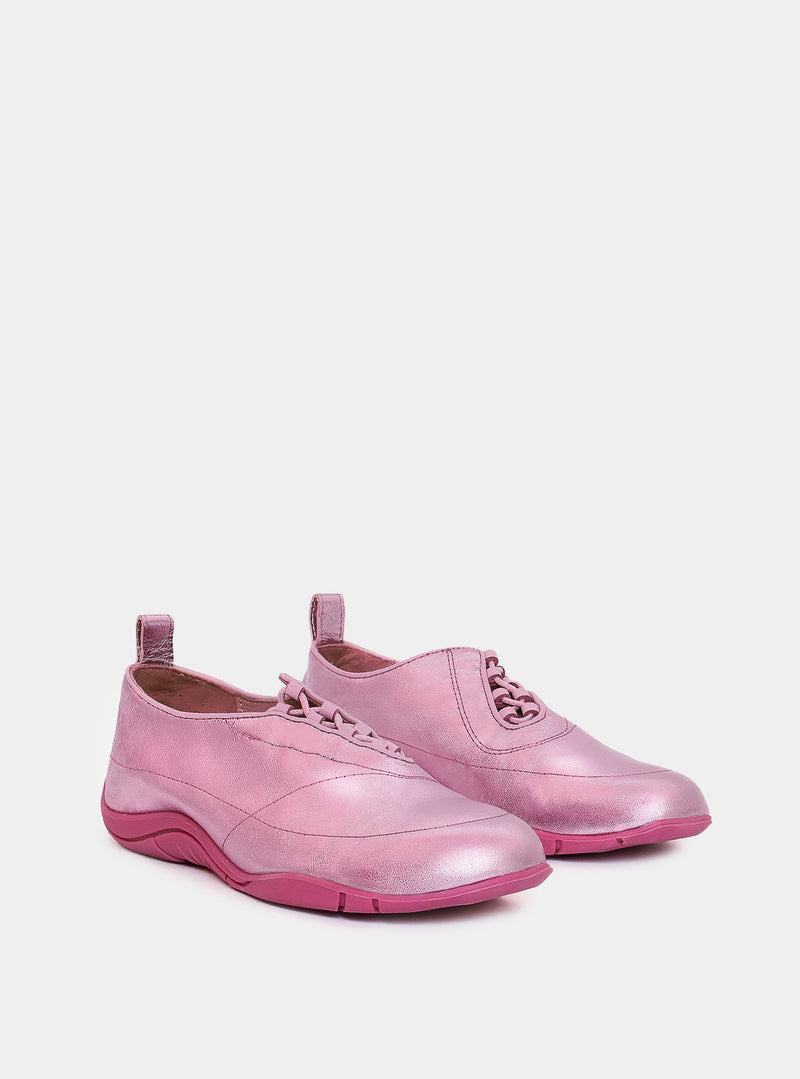Eliza Pink Metallic Sneaker