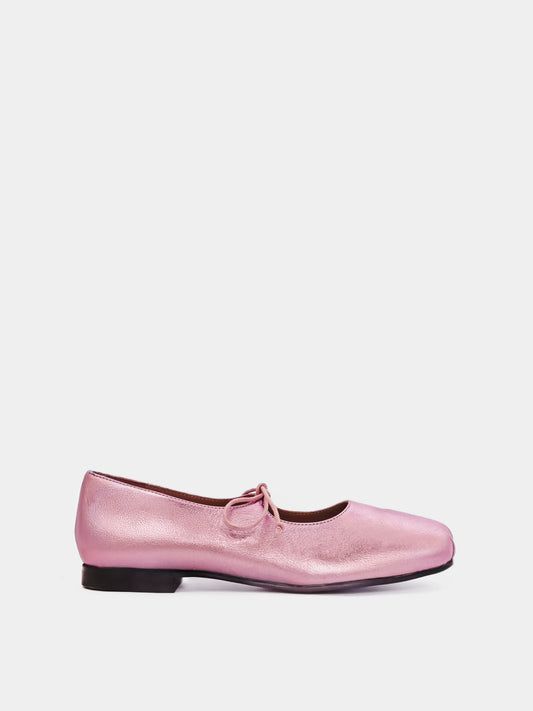 Gaia Pink Metallic Ballerina