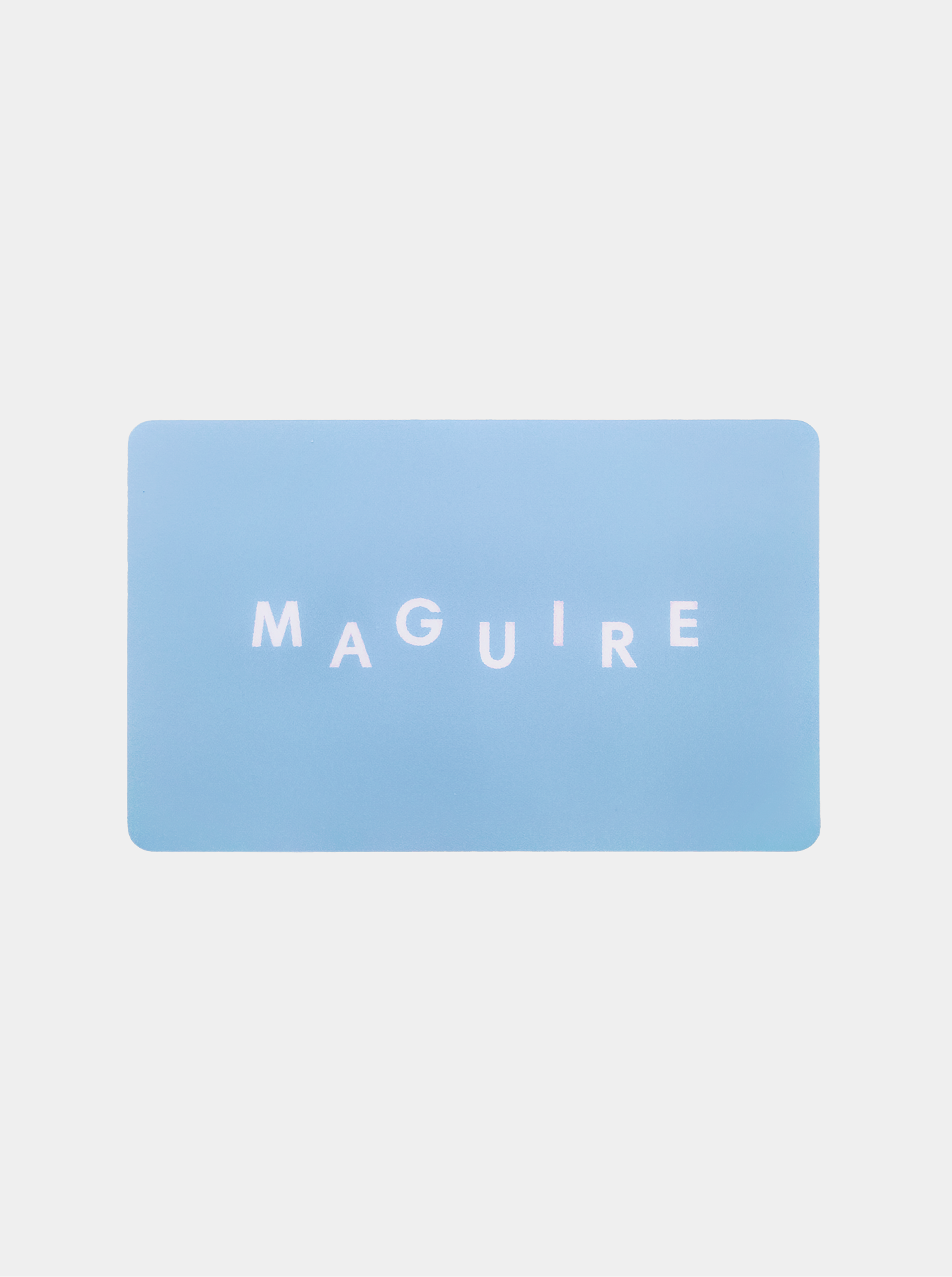 blue gift card
